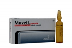 Muvett 50 mg Caja Con 2 Ampollas Con 5 mL C/U Rx