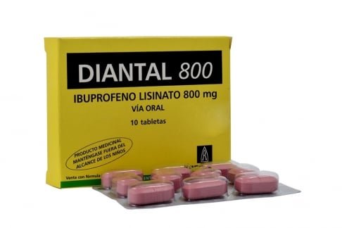 Diantal 800 Mg Caja Con 10 Tabletas