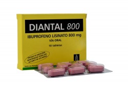 Diantal 800 mg Caja Con 10 Tabletas Rx