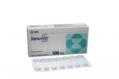 Januvia 100 Mg Caja Con 14 Tabletas Recubiertas Rx1 Rx4