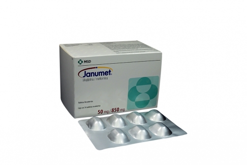 Janumet 50 / 850 Mg Caja Con 56 Tabletas Recubiertas  Rx4 Rx1
