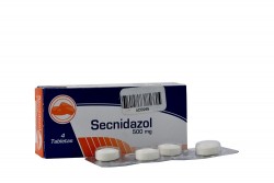Secnidazol 500 mg Caja Con 4 Tabletas Rx.-