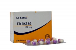 Orlistat 120 mg La Santé Caja Con 30 Cápsulas Rx4