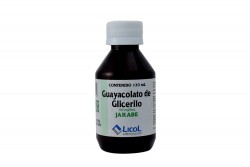 Guayacolato De Glicerilo 100 mg Jarabe Frasco x 120 mL