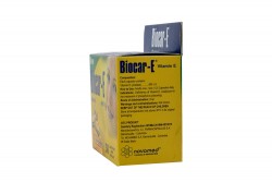 Biocar-E Vitamina E 400 UI Caja Con 30 Cápsulas Líquidas