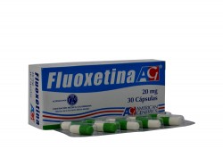 Fluoxetina 20 mg Caja Con 30 Cápsulas Rx4