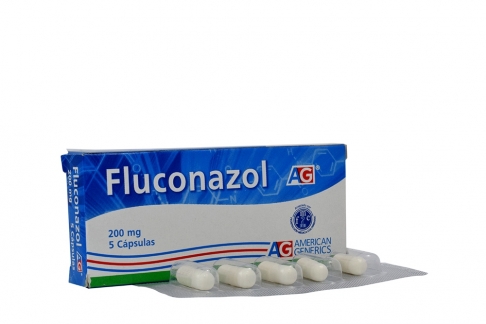 Fluconazol 200 mg Caja Con 5 Cápsulas . Rx Rx2