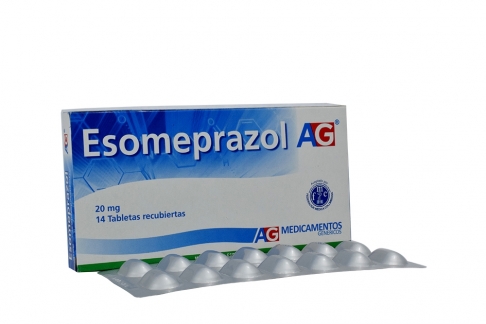 Esomeprazol 20 mg Caja Con 14 Tabletas Rx