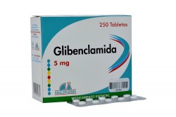 Glibenclamida 5 mg Caja Con 250 Tabletas Rx4