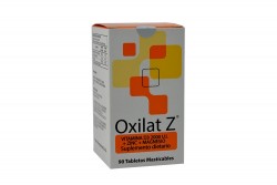 Oxilat Z 2000 U.I + Zinc + Magnesio Caja Con Frasco Con 90 Tabletas Masticables