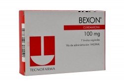 Bexon 100 Mg Caja Con 7 Óvulos Vaginales Rx Rx2