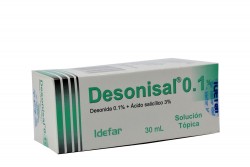Desonisal 0.1% Caja Con Frasco Gotero X 30 mL RX