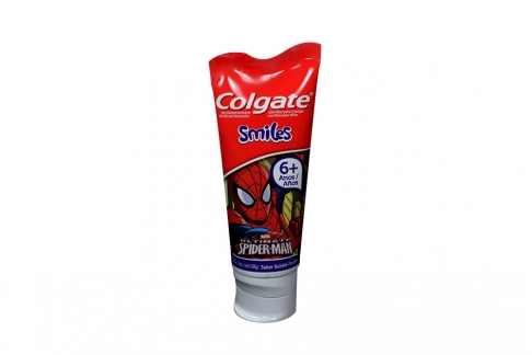 Crema Dental Colgate Smiles 6 Años Ultimate Spiderman Tubo Con 75 mL