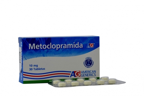 MetocloPRAMIDA 10 mg Caja Con 30 Tabletas Rx
