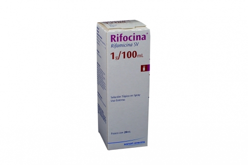 Rifocina 1 g / 100 mL Caja Con Frasco Con 20 mL RX