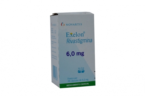 Exelon 6.0 mg Caja Con Frasco Con  28 Cápsulas Rx1 Rx4
