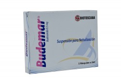 Budemar Solución Para Nebulización 0.5 mg Caja Con 5 Réspulas Con 2 mL Rx4
