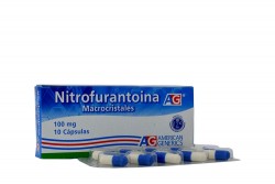 Nitrofurantoína 100 mg Caja Con 10 Cápsulas Rx2