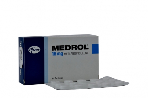 Medrol 16 Mg Caja Con 14 Tabletas Rx Rx4