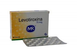 Levotiroxina 75 Mcg Caja Con 50 Tabletas Rx