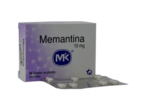 Memantina 10 mg Caja Con 28 Tabletas Recubiertas Rx4