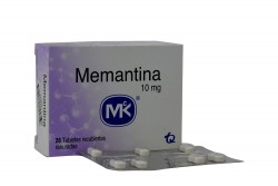 Memantina 10 mg Caja Con 28 Tabletas Recubiertas Rx1 Rx4