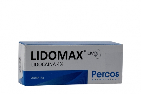 Lidomax 4% Crema Caja Con Tubo De 5 G