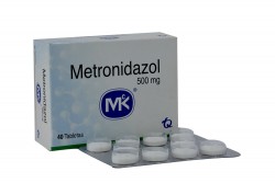 Metronidazol 500 mg  Caja Con 40 Tabletas Rx2