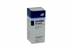 Solu Medrol 40 Mg Polvo Liofilizado Caja Con 1 Ampolla Rx1