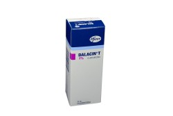 Dalacin T 1 % Solución Tópica Caja Con Frasco Con 30 mL Rx
