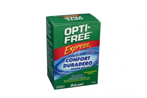 Optifree Express Solución Desinfectante Multipropósito Frasco Con 60 mL