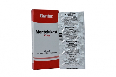 Montelukast 10 mg Caja Con 30 Comprimidos Recubiertos Rx Rx1