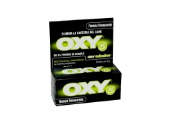 Oxy 5 Fórmula Transparente Caja Con Frasco Con 30 g