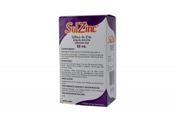 Sulzinc Solución Oral Caja Con Frasco Con 80 mL - Sabor Uva