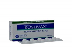 Garmish Rosuvax 20 mg Caja Con 30 Tabletas Rx