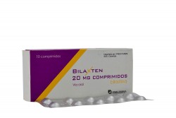 Bilaxten 20 mg Caja Con 10 Comprimidos Orales Rx