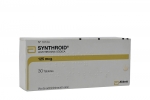 Synthroid Levotiroxina Sódica 125 mcg Caja De 30 Tabletas RX