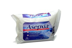 Asepxia Toallitas Húmedas Paquete Con 25 Unidades