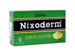 Jabón Nixoderm Azufre 100 g Caja X 1 Barra
