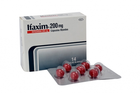 Ifaxim 200 mg Caja x 14 Cápsulas Rx Rx2