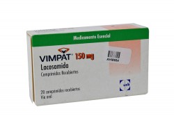Vimpat 150 mg Caja Con 28 Comprimidos Recubiertos Rx4 Rx1