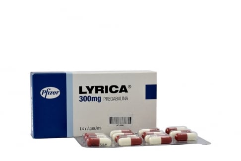 Lyrica 300 mg Caja Con 14 Cápsulas Rx4 RX1