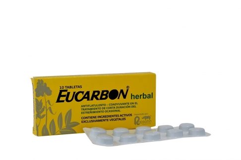 Eucarbón Herbal Caja Con 10 Tabletas