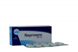 Naproxeno 500 mg Caja Con 10 Tabletas Rx.