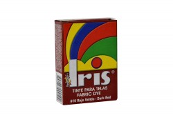 Iris Tinte Para Telas Caja Con Bolsa Con 9 g – Tono Número 10 Rojo Sólido