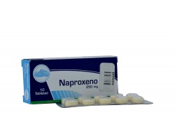 Naproxeno 250 mg Caja Con 10 Tabletas Rx