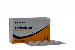 Meloxicam La Santé 15 mg Caja Con 10 Tabletas Rx