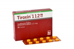 Tiroxin 112 mcg Caja Con 50 Tabletas Rx