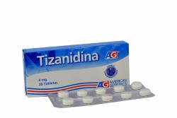 Tizanidina 4 Mg Caja Con 20 Tabletas Rx