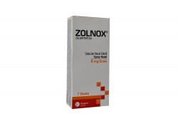 Zolnox 5 mg Solución Nasal Esteril Caja Con Spray Con 7 Dosis Rx